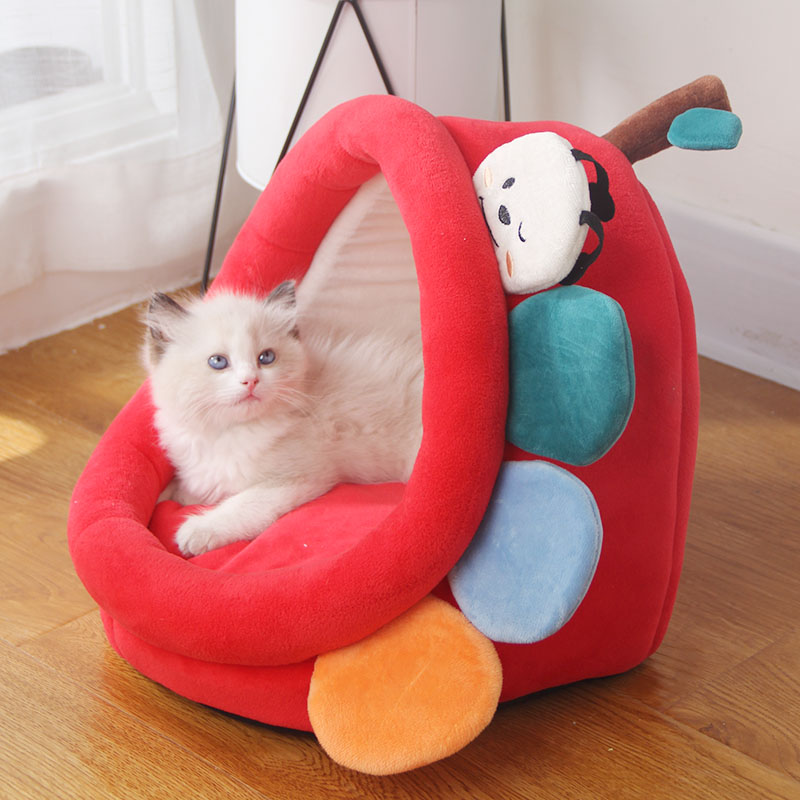 CozyCritter™ Plush Cat Hideaway