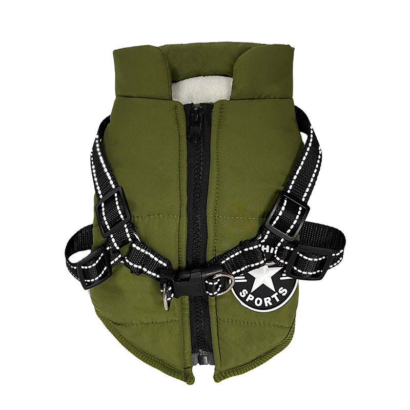 StormShield™ Waterproof Dog Jacket Harness