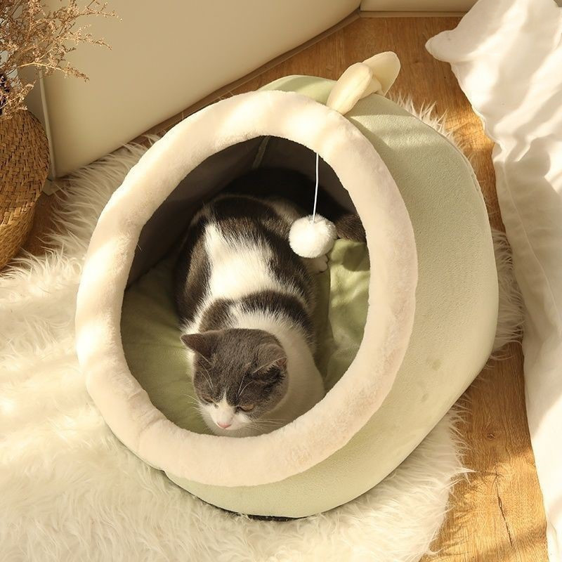 CozyCritter™ Plush Cat Hideaway