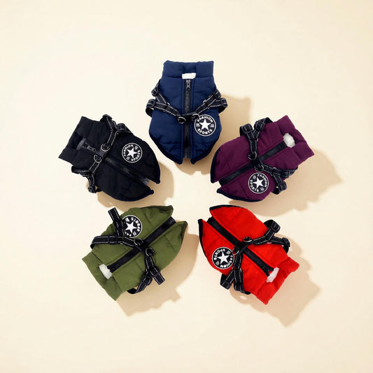 StormShield™ Waterproof Dog Jacket Harness
