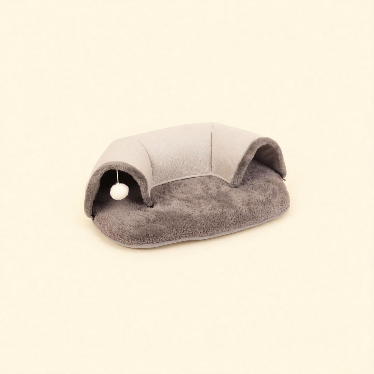 TunnelNest™ Plush Cat Cave Bed