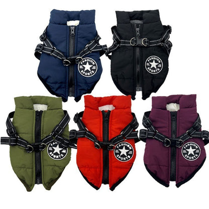 StormShield™ Waterproof Dog Jacket Harness